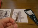 先の細い特製ハサミ